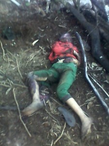 Sunsamay, age twelve, died on the edge of her family's coffee garden, victim of  ordnance more than forty years old.