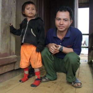 Loi's father stayed with her for five months while she was undergoing therapy.  Her mother tended the farm and gave birth to another baby while her husband was gone.